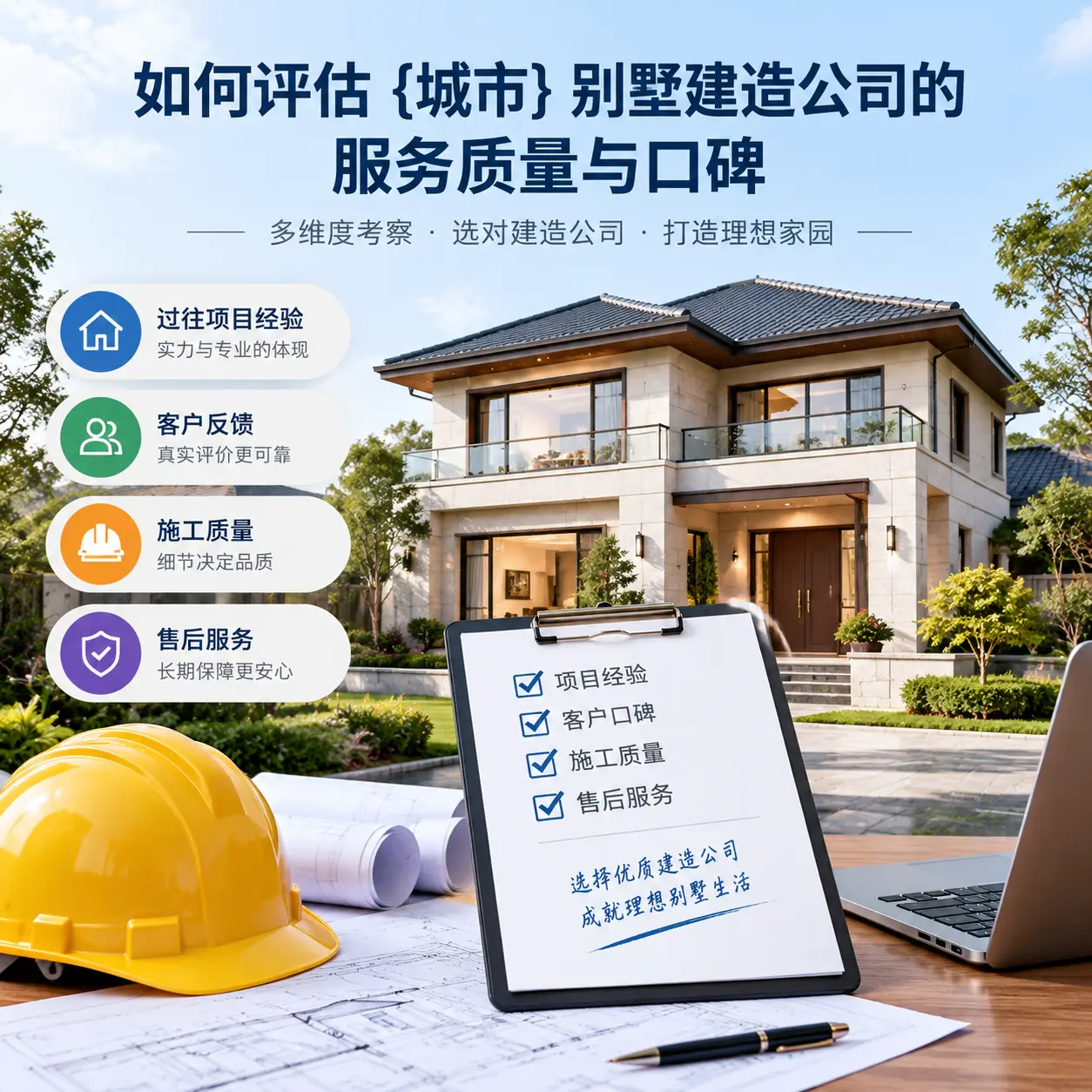 如何评估 余庆 别墅建造公司的服务质量与口碑
