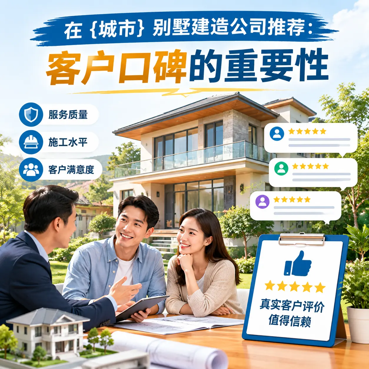 在 余庆 别墅建造公司推荐：客户口碑的重要性