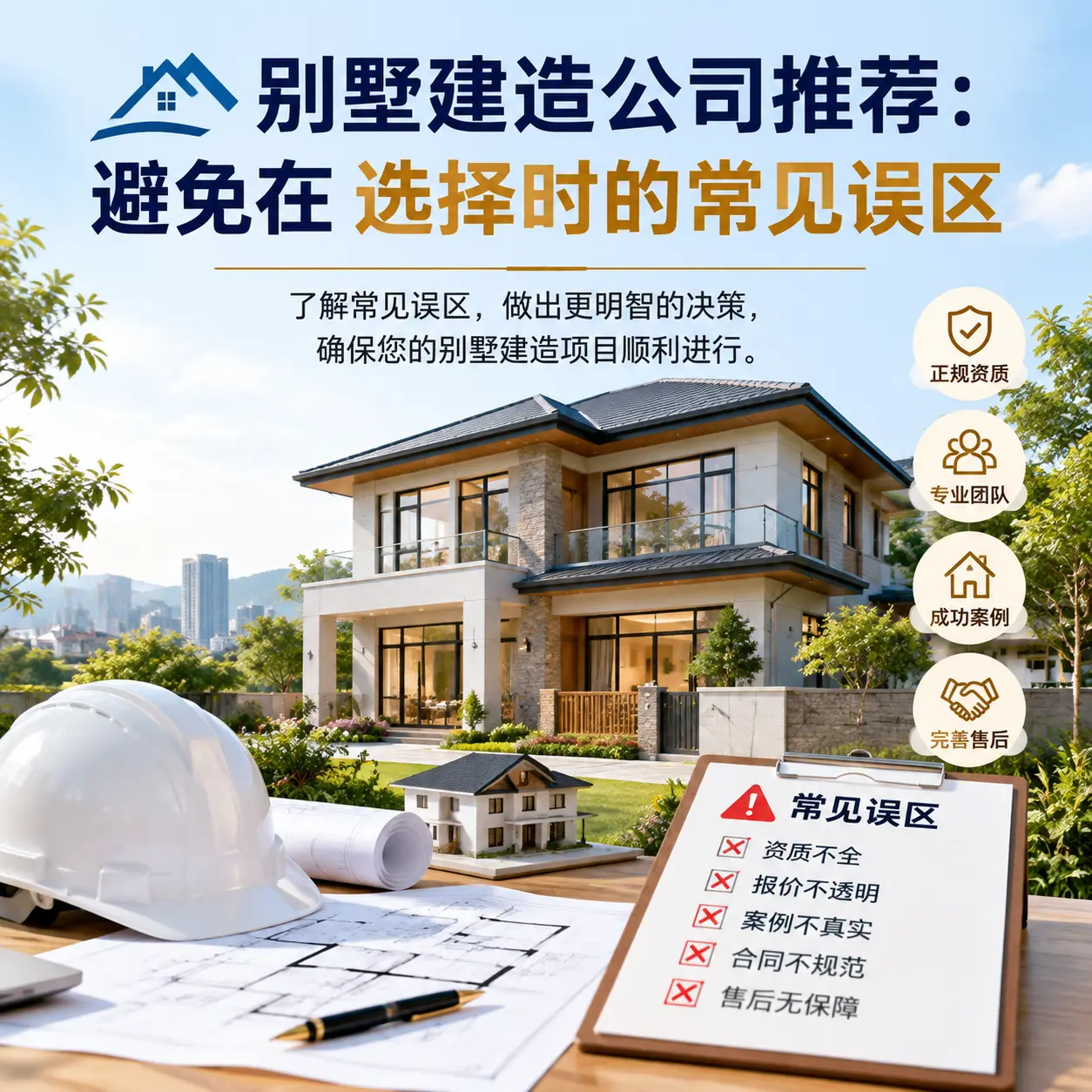 别墅建造公司推荐：避免在 余庆 选择时的常见误区
