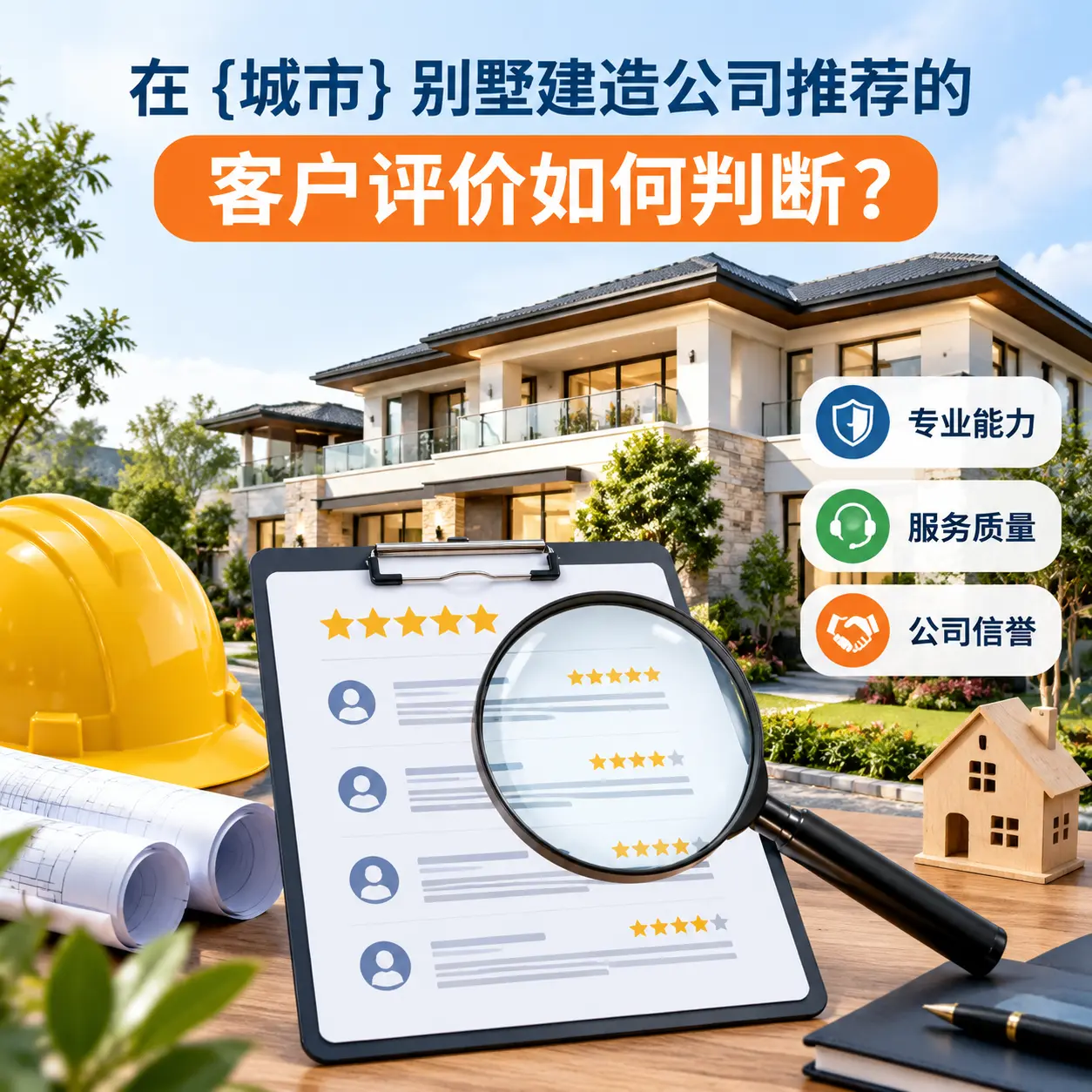 在 余庆 别墅建造公司推荐的客户评价如何判断?