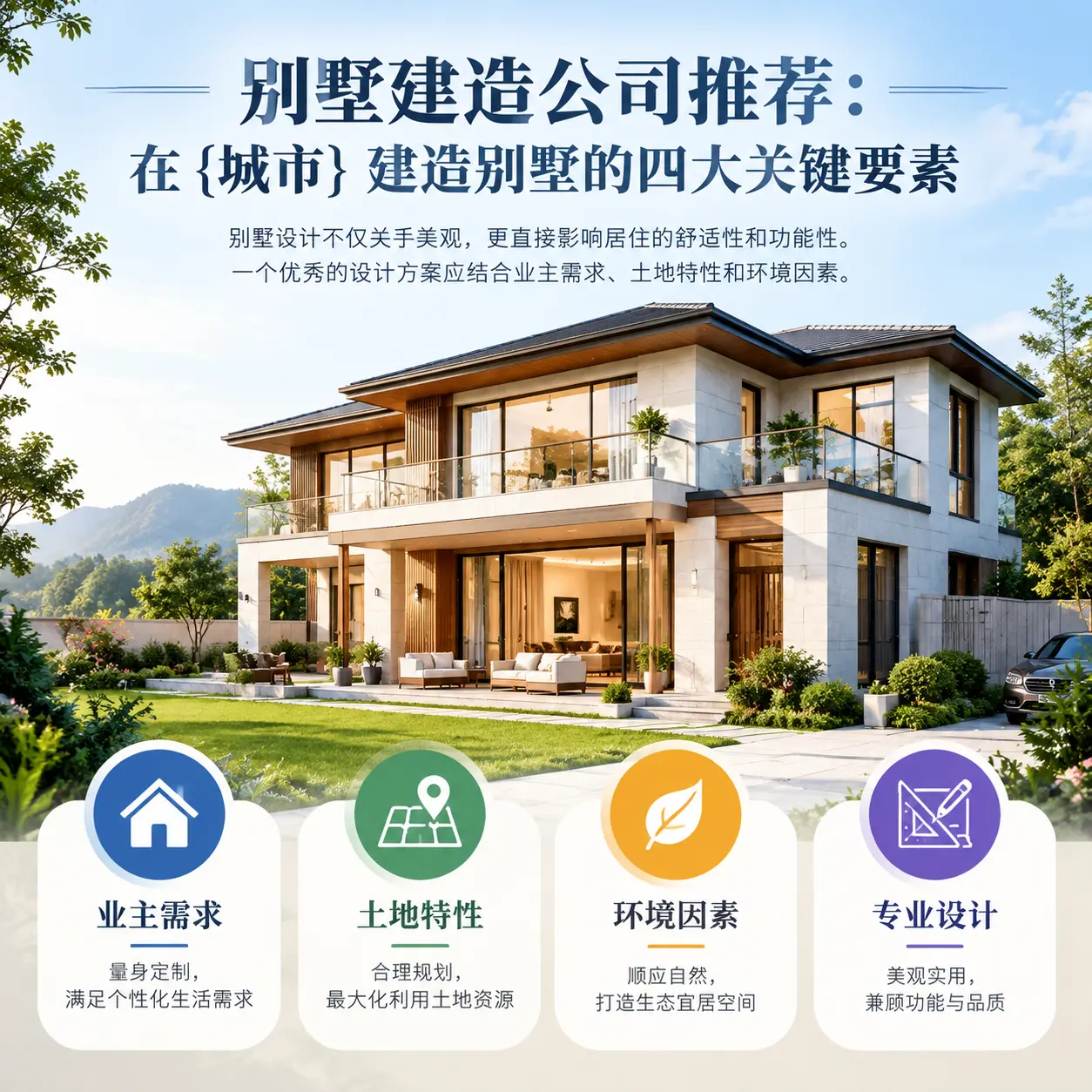 别墅建造公司推荐：在 余庆 建造别墅的四大关键要素