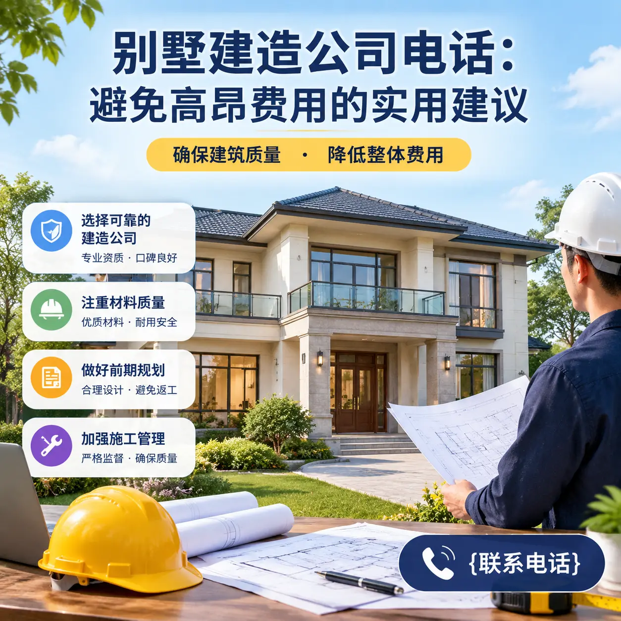 余庆别墅建造公司电话：避免高昂费用的实用建议