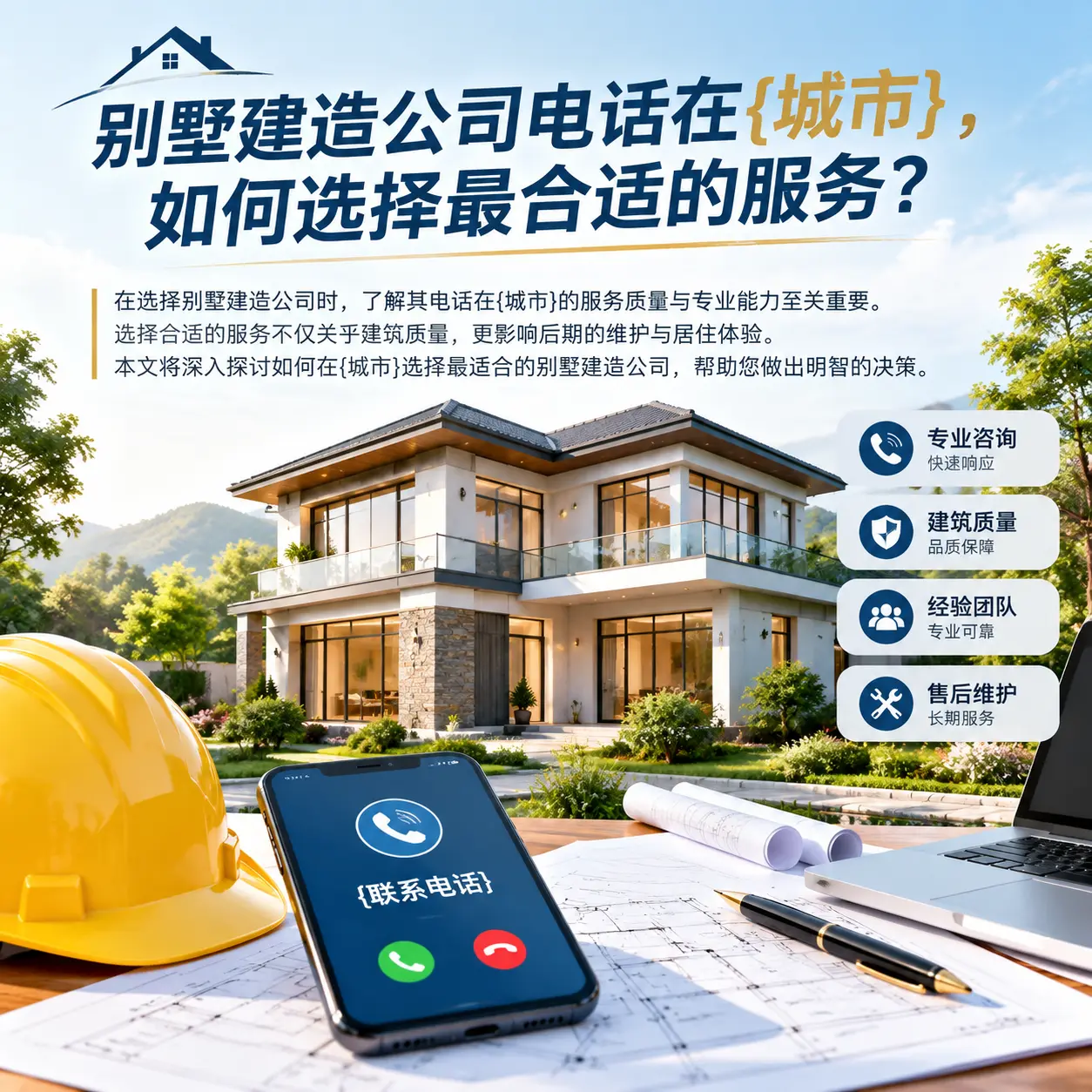 别墅建造公司电话在余庆,如何选择最合适的服务?