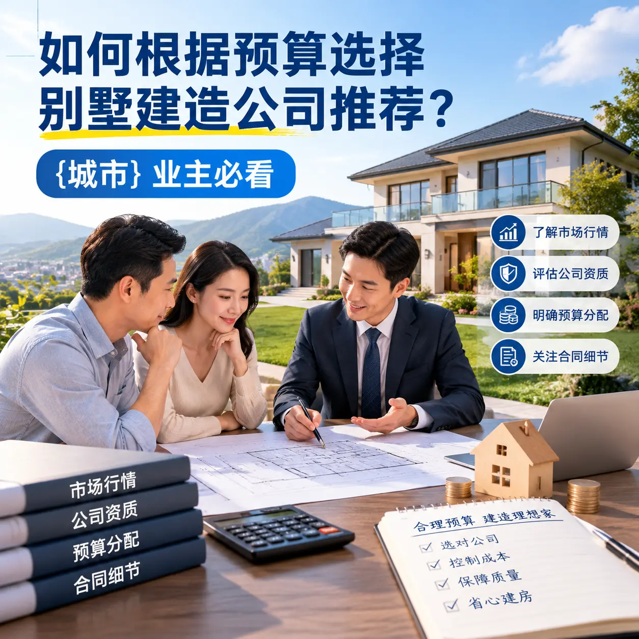 如何根据预算选择别墅建造公司推荐？ 余庆 业主必看